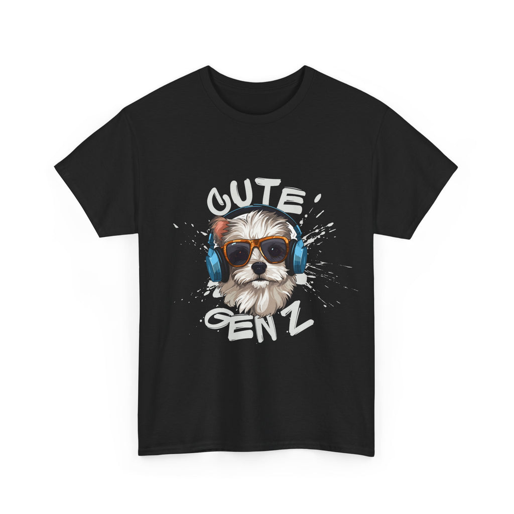 Cute Gen Z Dog Graphic Tee
