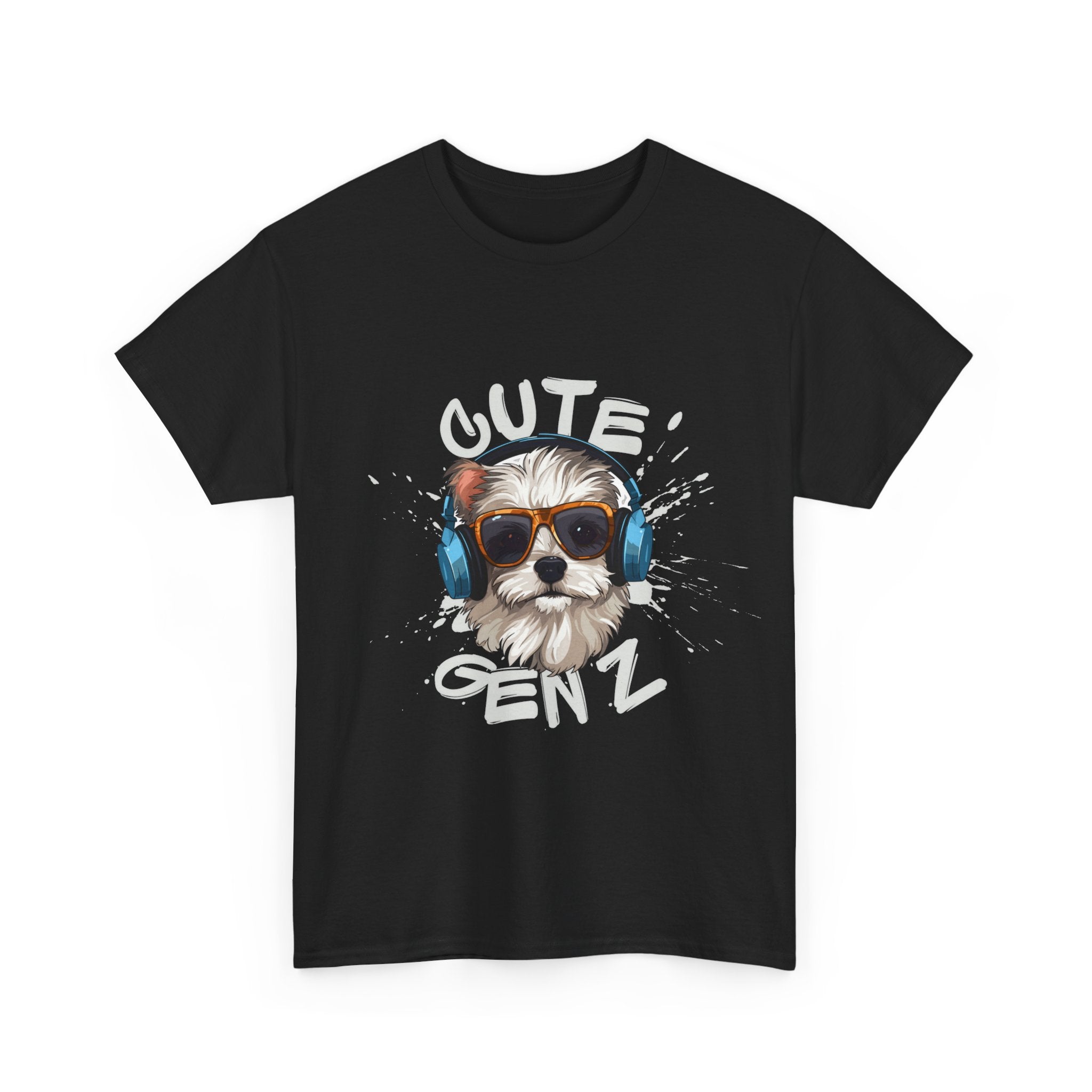 Cute Gen Z Dog Graphic Tee