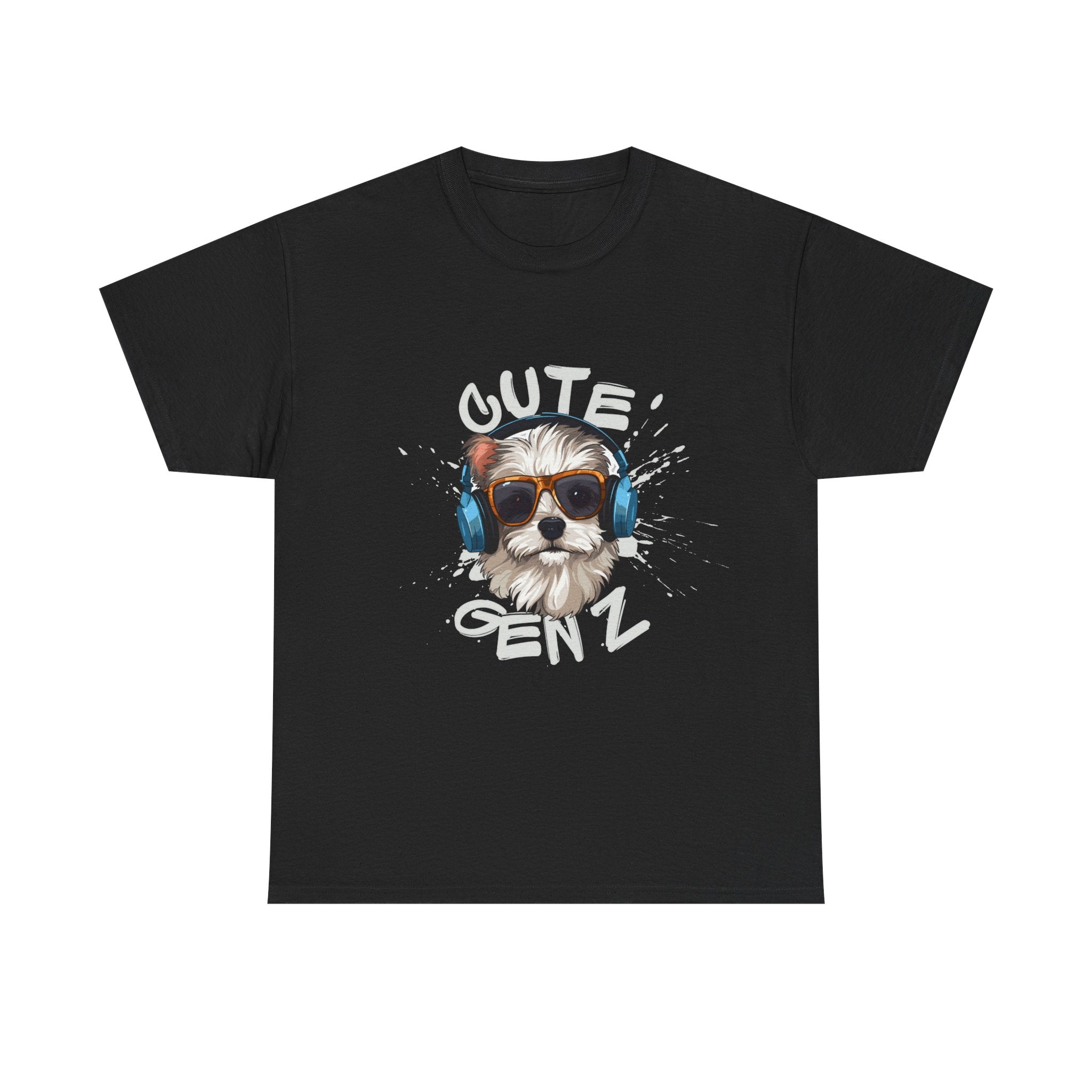 Cute Gen Z Dog Graphic Tee