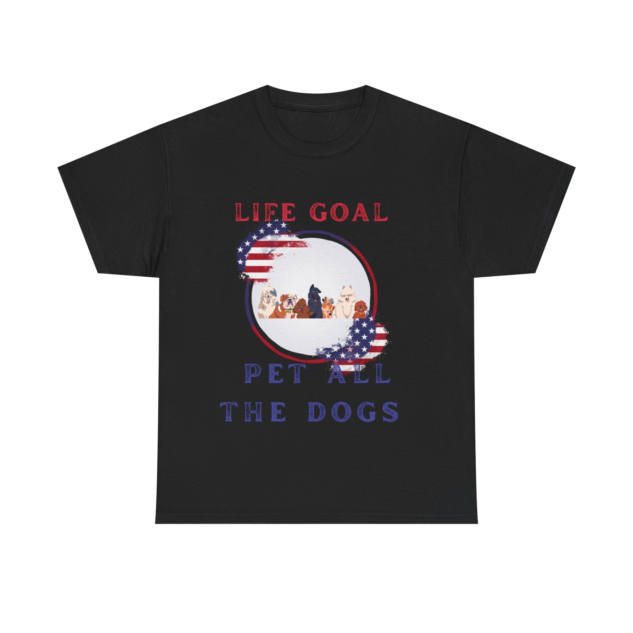 Life Goal: Pet All the Dogs - Dog Lover Shirt, Animal Enthusiast Tee