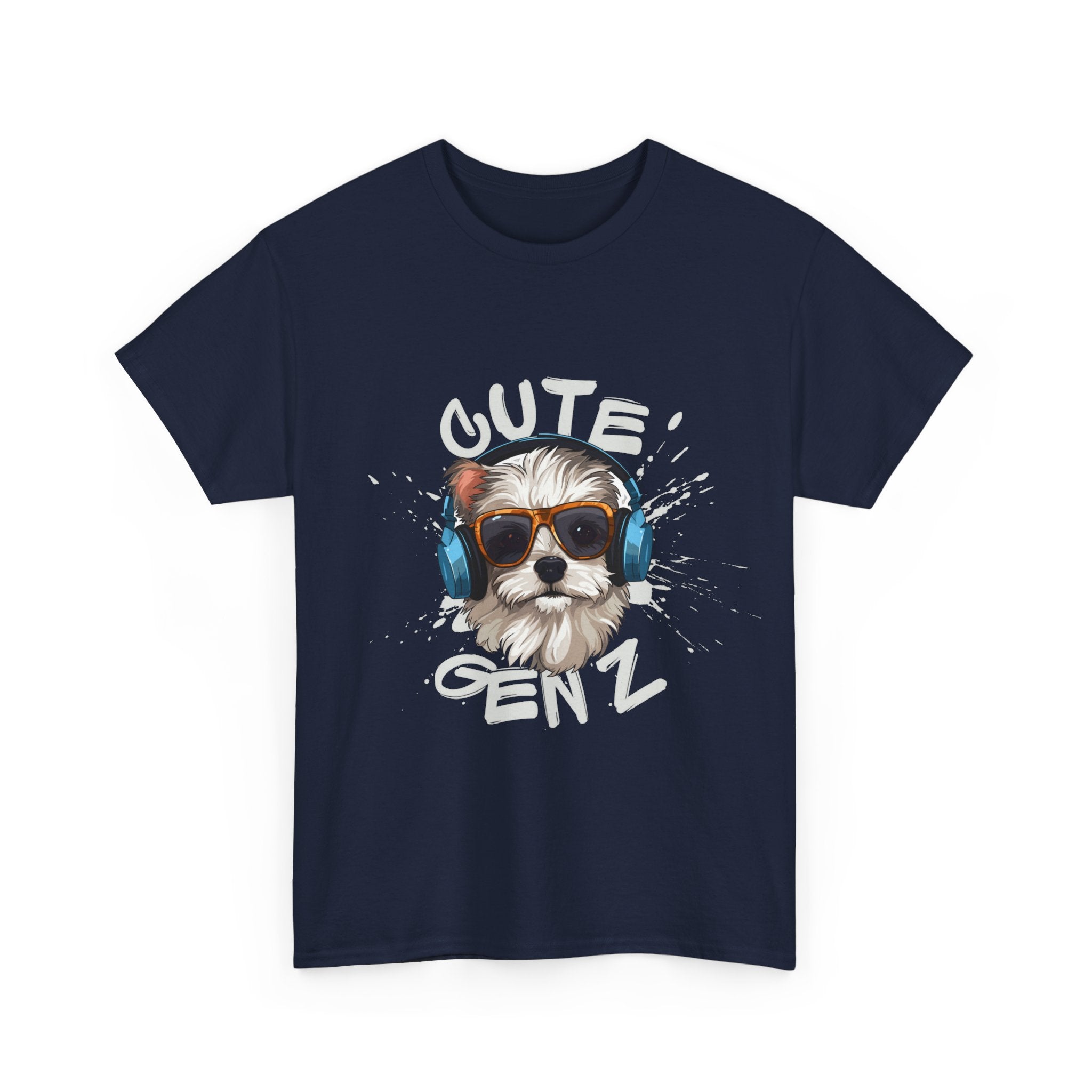 Cute Gen Z Dog Graphic Tee